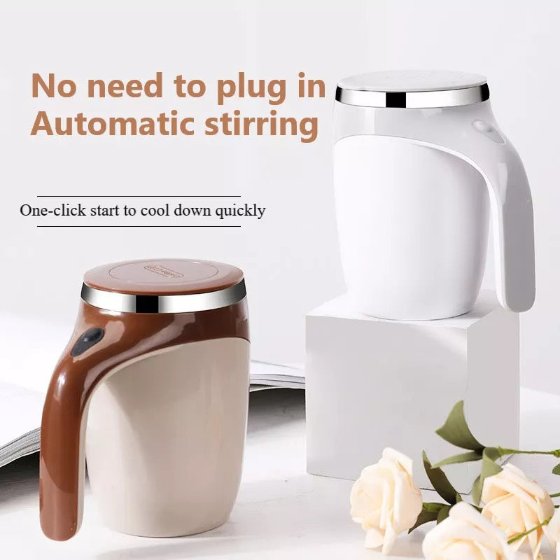 Wiederaufladbares Modell Automatische Rührkaffee Kaffeetasse hochwertige elektrische Rührbecher Lazy Milkshake Drehung magnetischer Wasserbecher