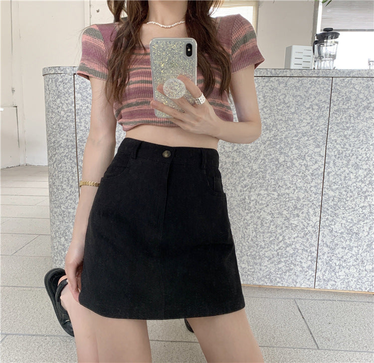 Anti-exposure A- Line Skirt Women