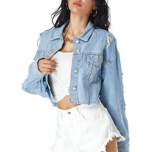 Denim Jacket Women European And American Foreign Trade