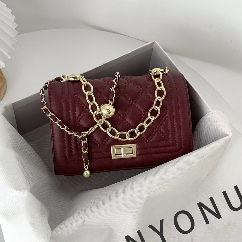 New Fashion Korean Women Bag Western Style Chain