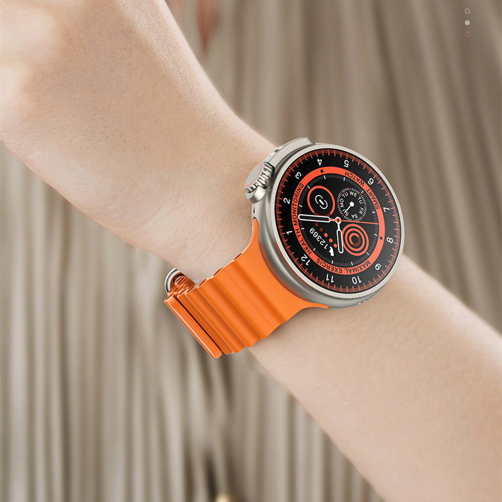 Neue K9 Smart Watch 1.39 Runder Bildschirm Encodeur True vis Clip Drahtlos Laden NFC Offline-Samlung und Zahlungs Funktion