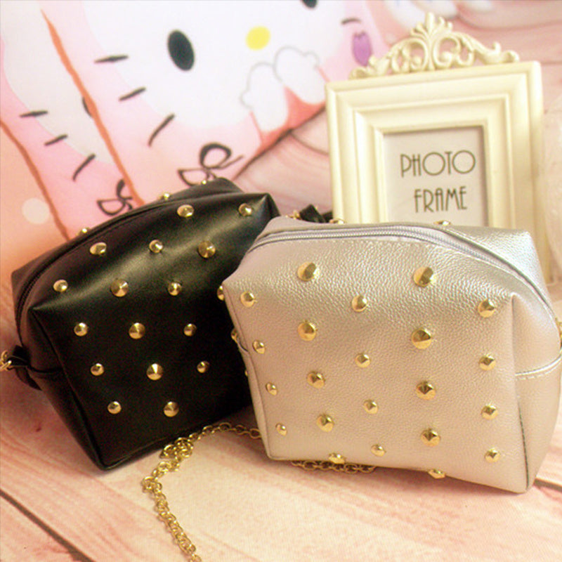 Small Bag Women New Fashion Messenger Bag Rivets