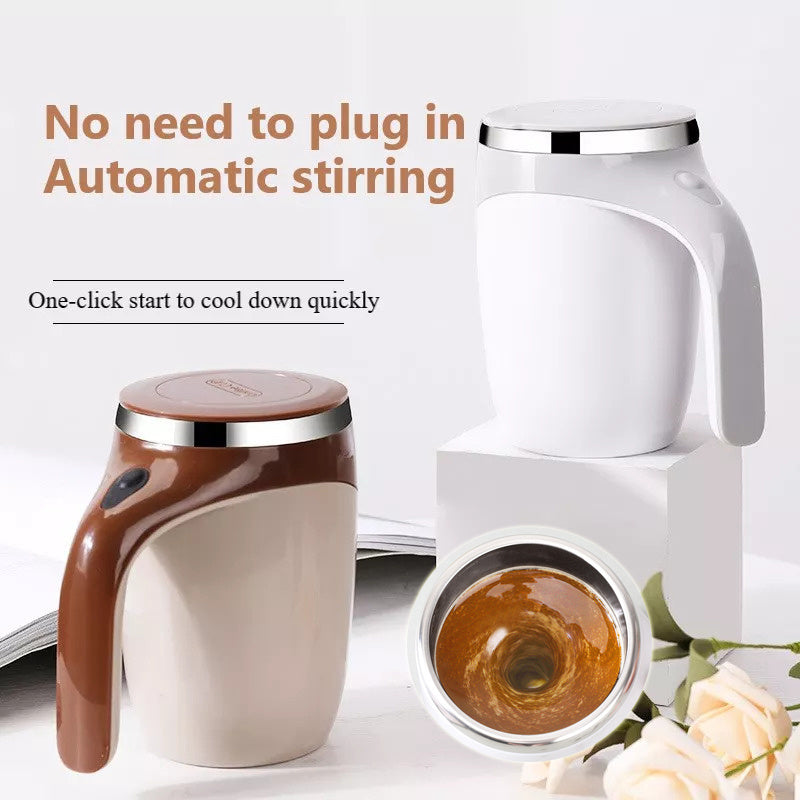 Wiederaufladbares Modell Automatische Rührkaffee Kaffeetasse hochwertige elektrische Rührbecher Lazy Milkshake Drehung magnetischer Wasserbecher