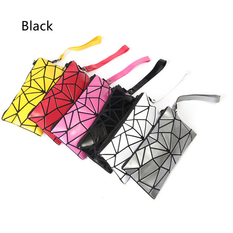 Light Glue Flower Label Hand Carry Stone Pattern Storage Bag