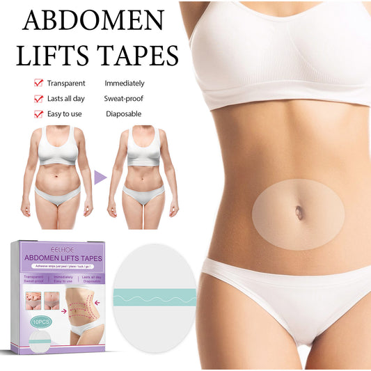 Eelhoe Abdomen Lifting Tapes Belly Pad Antirughe Rimozione Cura della pelle Facile da usare