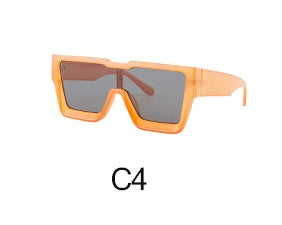 Personalized Sunglasses Trendy One-piece Frame Glasses