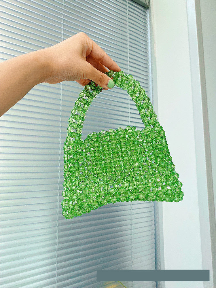 Summer Woven Female Bag Portable Small Square Bag