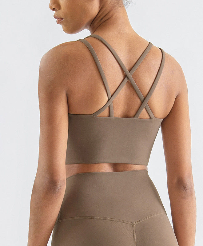 Nude Camisole With Double Shoulder Straps