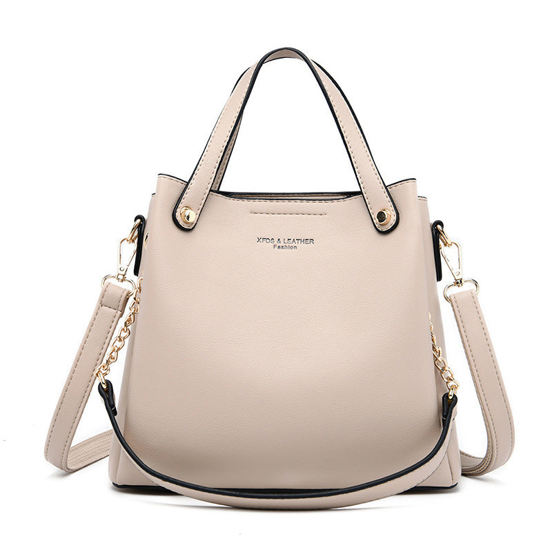 Women's Bag Korean Version Of All-match Bucket Bag Fashionable Atmosphere Trendy Handbag