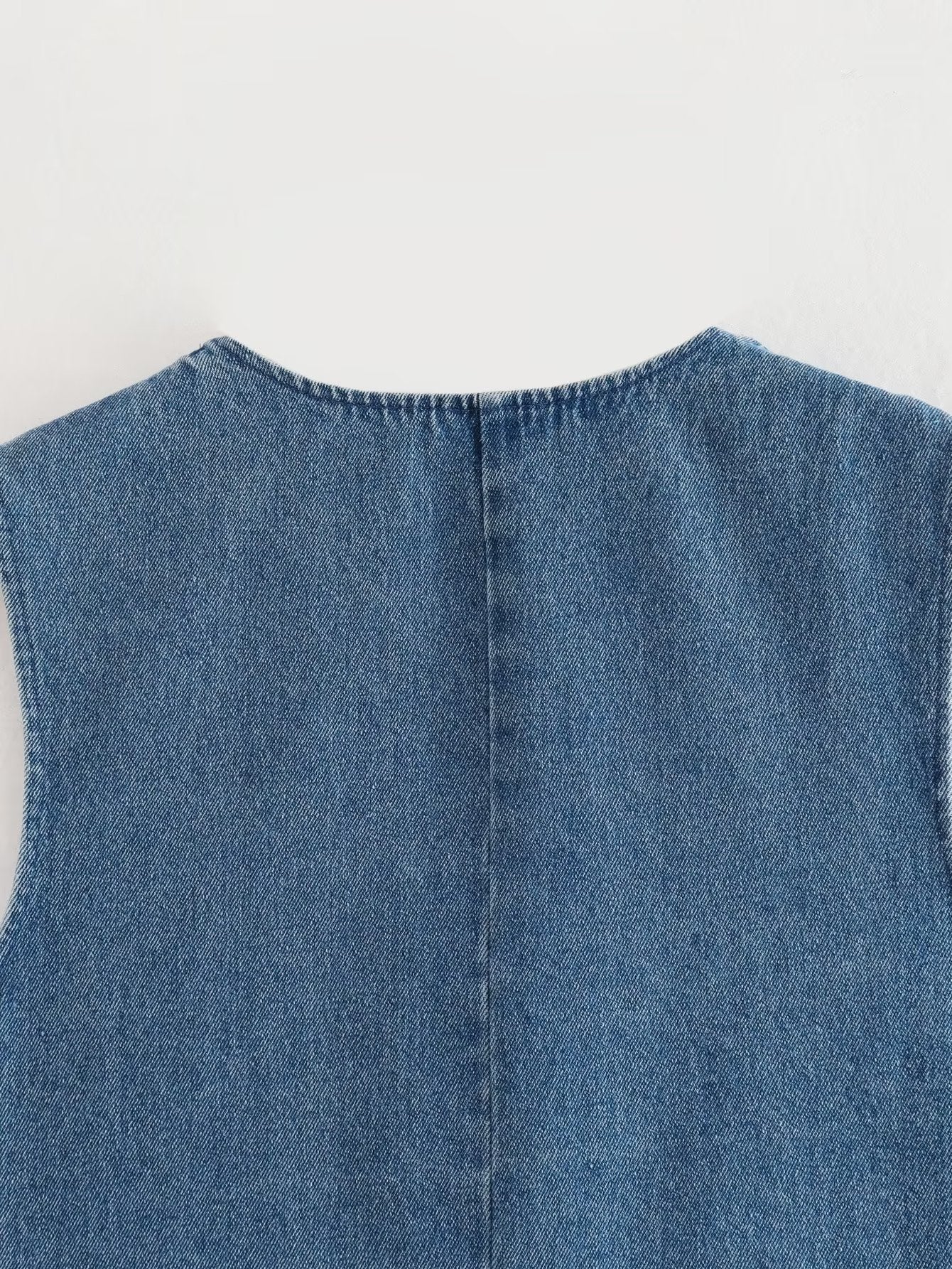 Fashion Denim Waistcoat Vest Women