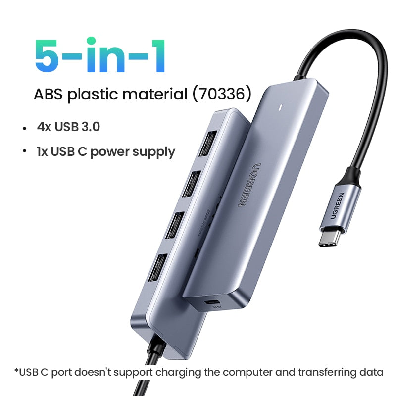 8 Ports Universal USB-C Hubs