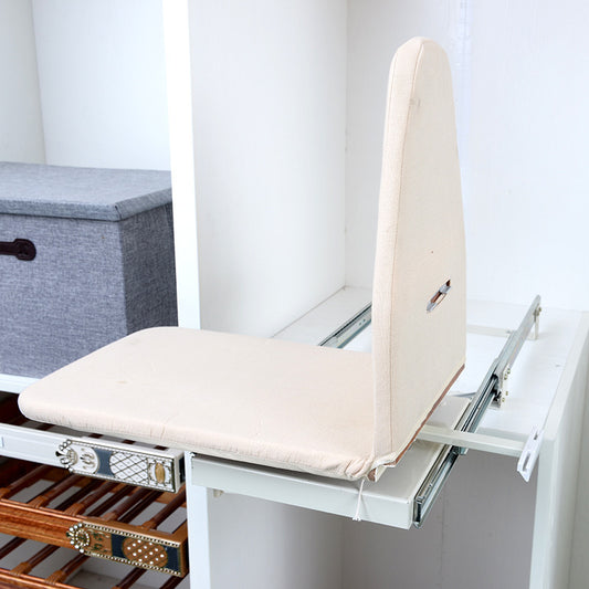 Wardrobe Push-pull Folding Ironing Board Damping Hidden